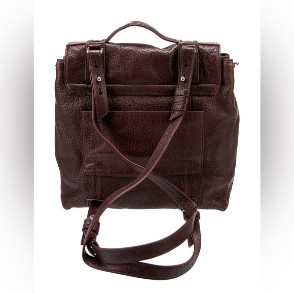**GVY** All Saints 4-way Leather Convertible Backpack Crossbody Tote Bag main image 6